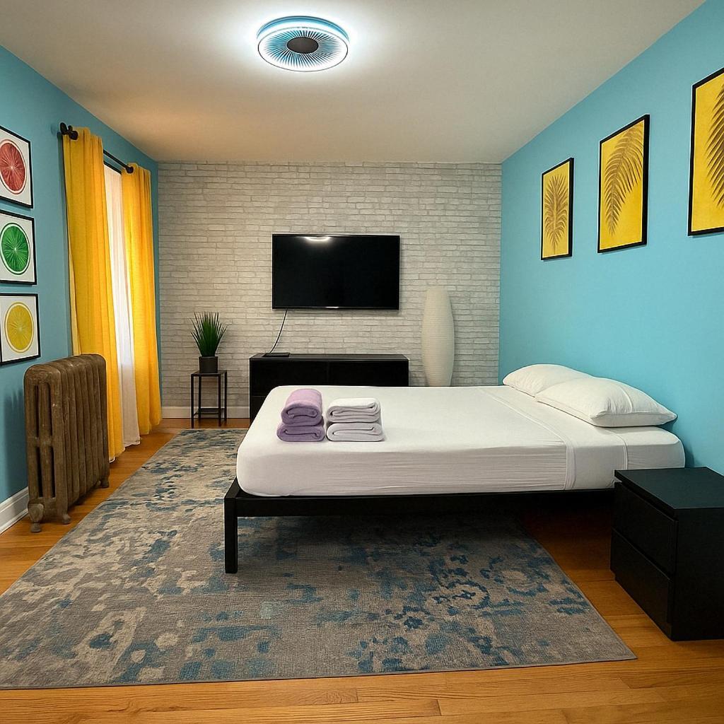 Modern Xl Queen Room Comfort & Character In Harlem New York Exterior foto