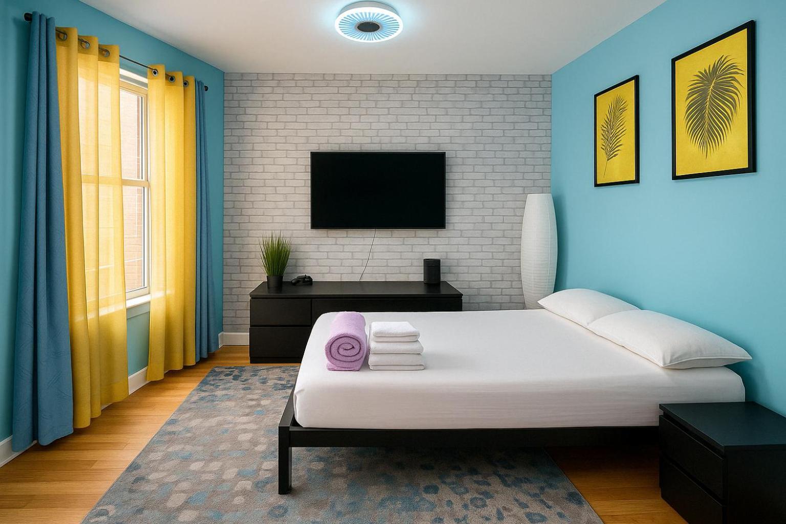 Modern Xl Queen Room Comfort & Character In Harlem New York Exterior foto